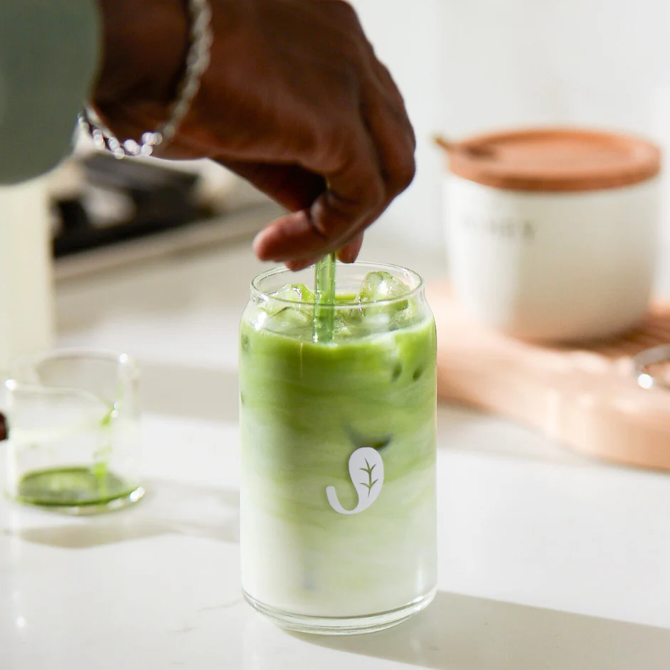 Organic Cafe Style Sweetened Matcha Latte Mix - Original - Image 3